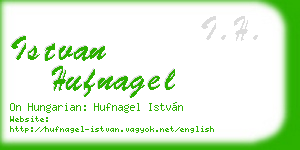 istvan hufnagel business card